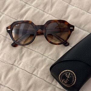 Ray-Ban Tortoise Shell Sunglasses RB4399 Gina